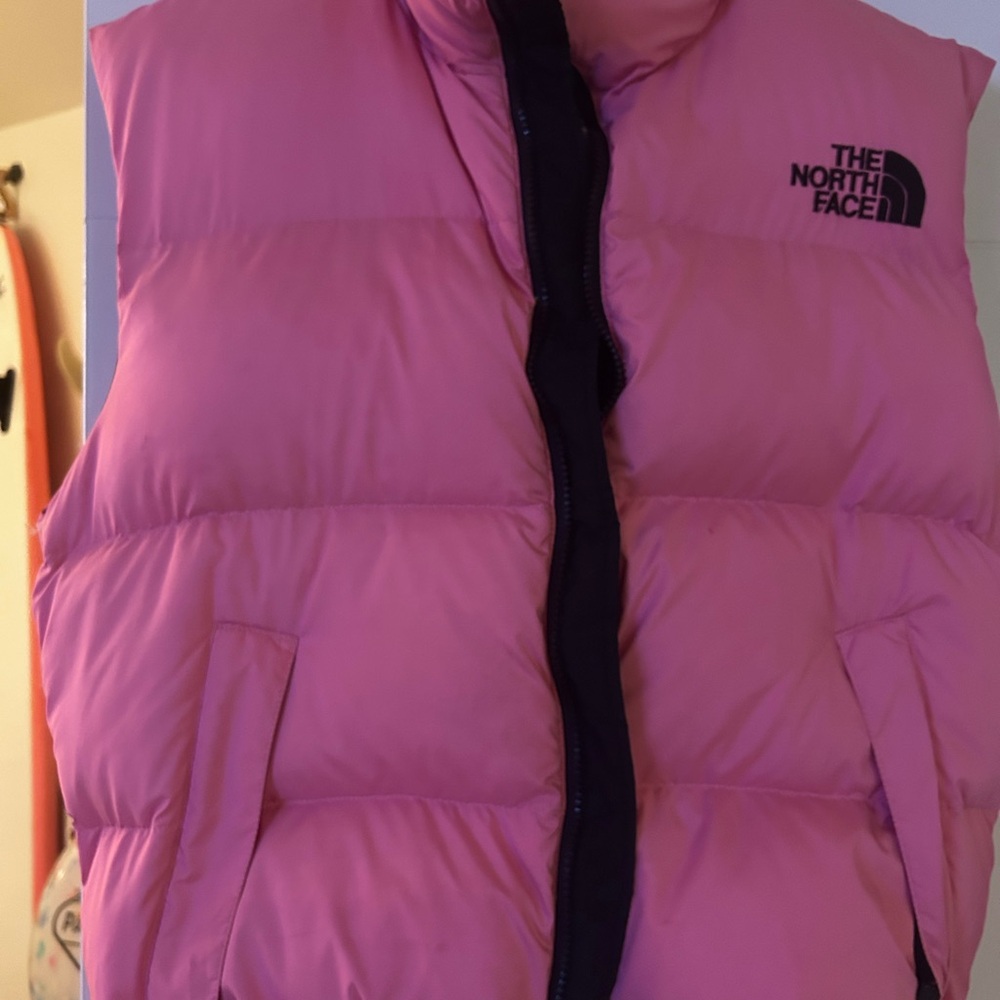 The North Face Women's Pink Puffer Vest